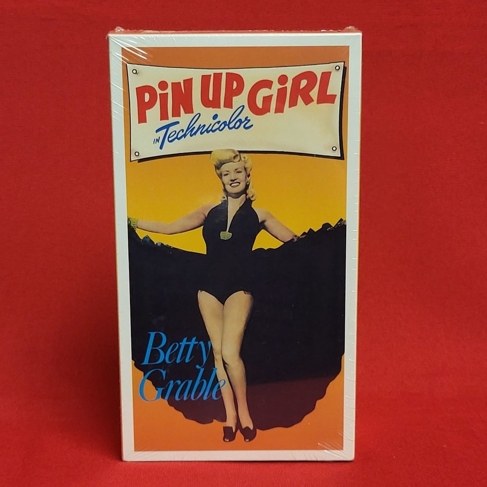Pin Up Girl in Technicolor Betty Grable 1989 VHS New Sealed